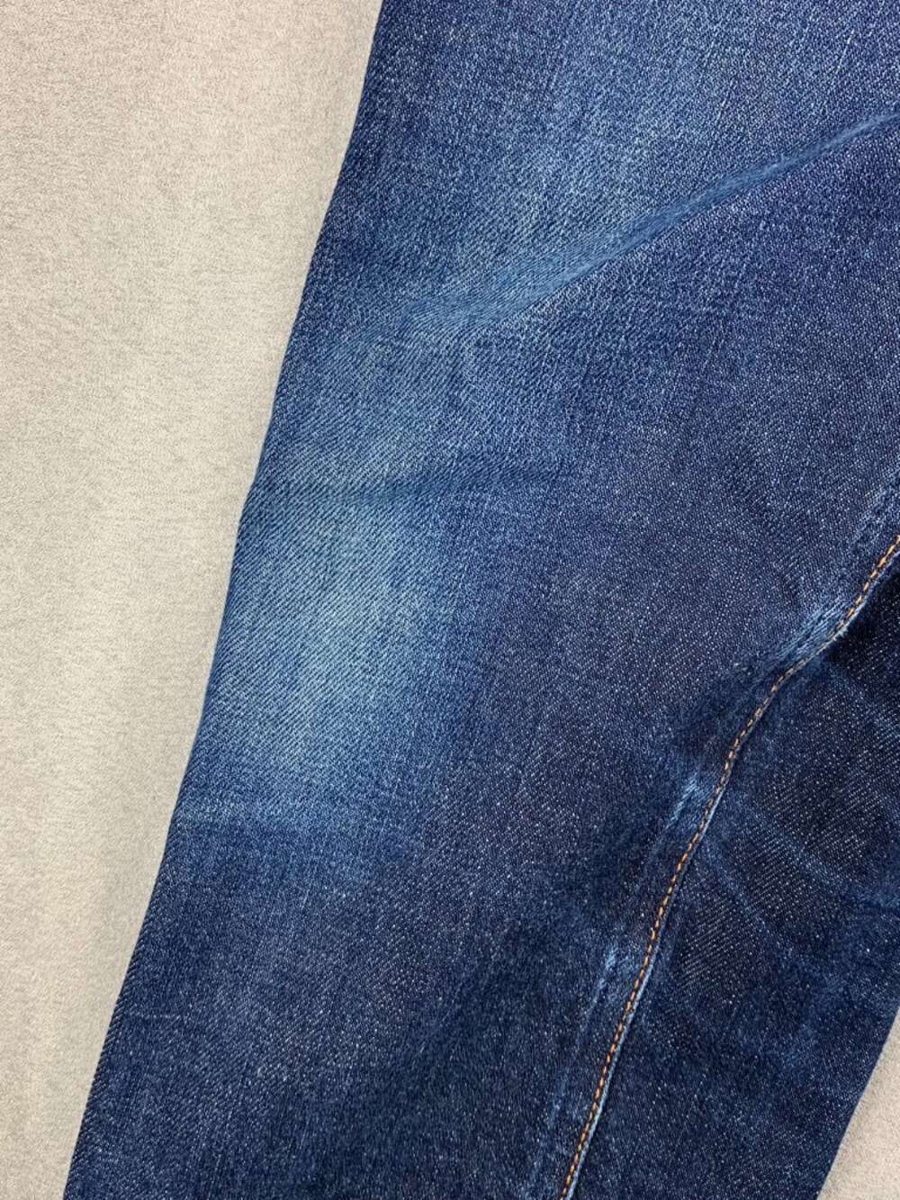 Nudie Jeans Mens Pants 32 Blue Denim Lean Dean Slim Tapered Cotton 32x30.5 - Picture 5 of 13